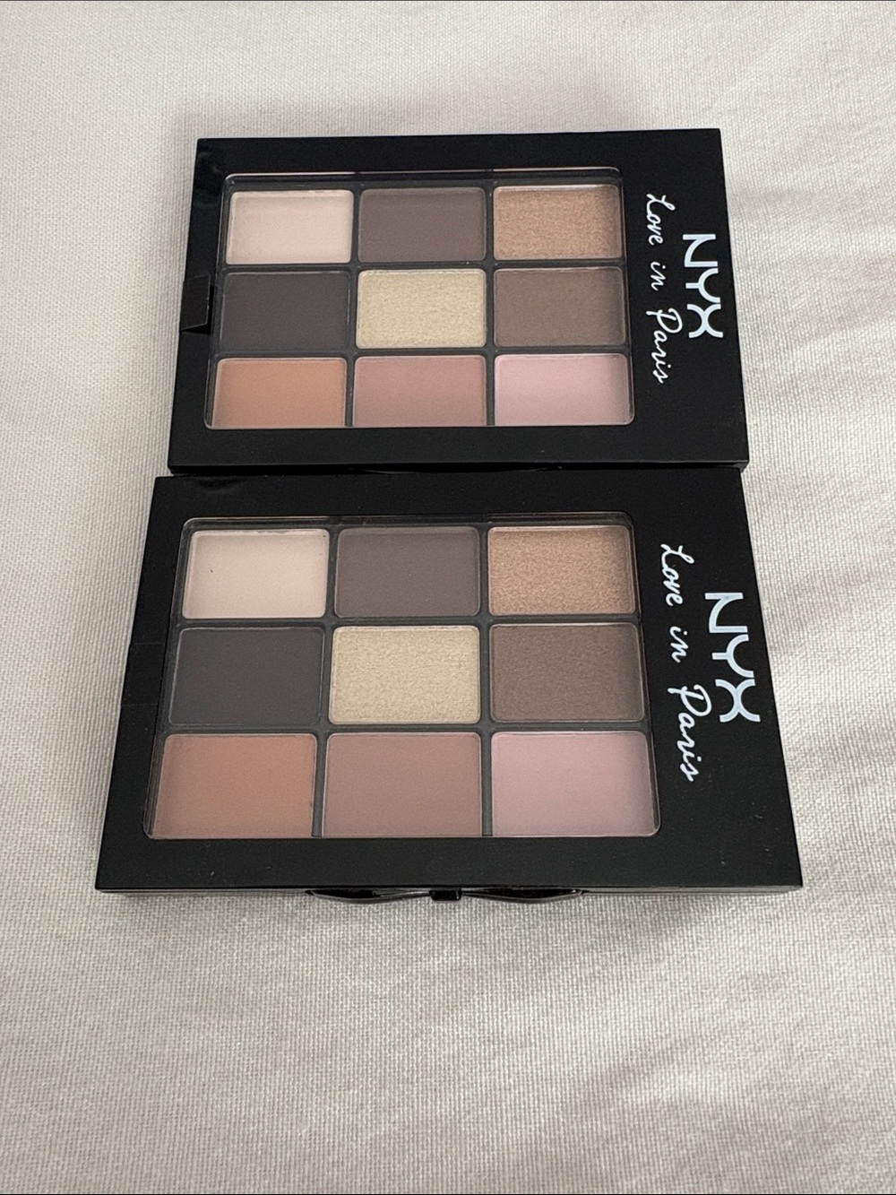 NYX Eyeshadow Palette — Pink, Taupe & Gold Tones